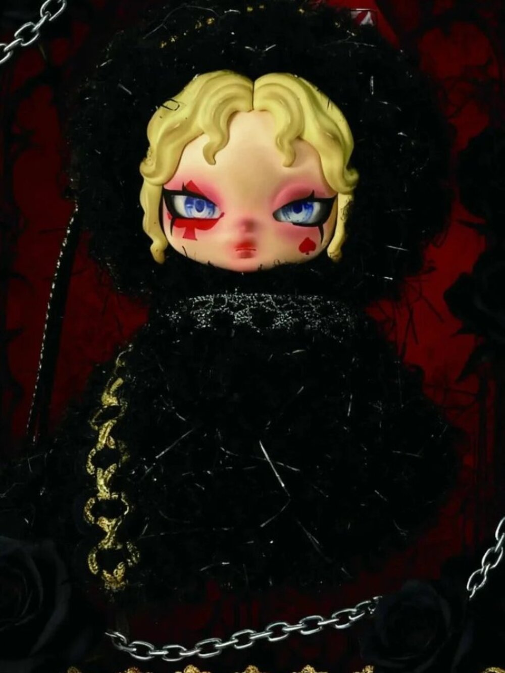 ZFAZ Iris The Contract of Cards Series Plush Pendant - Hearts Blaze